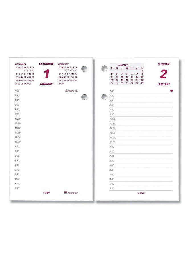 Brownline 2024 Daily Desk Calendar Refill, 12 Months, January To December, 6" X 3.5" (C2R-24)  - Image 4