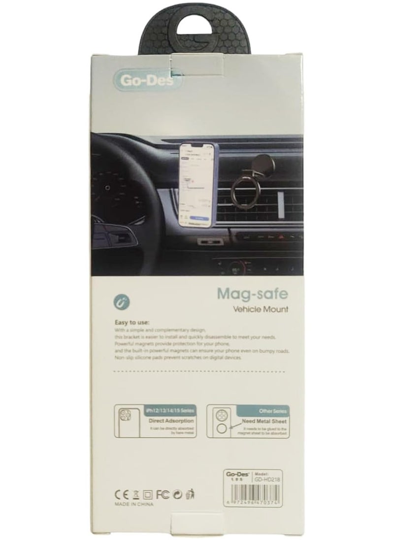 TIGER "Magnetic Mobile Holder – Black Car Phone Mount for Secure and Convenient Use"  - Image 5
