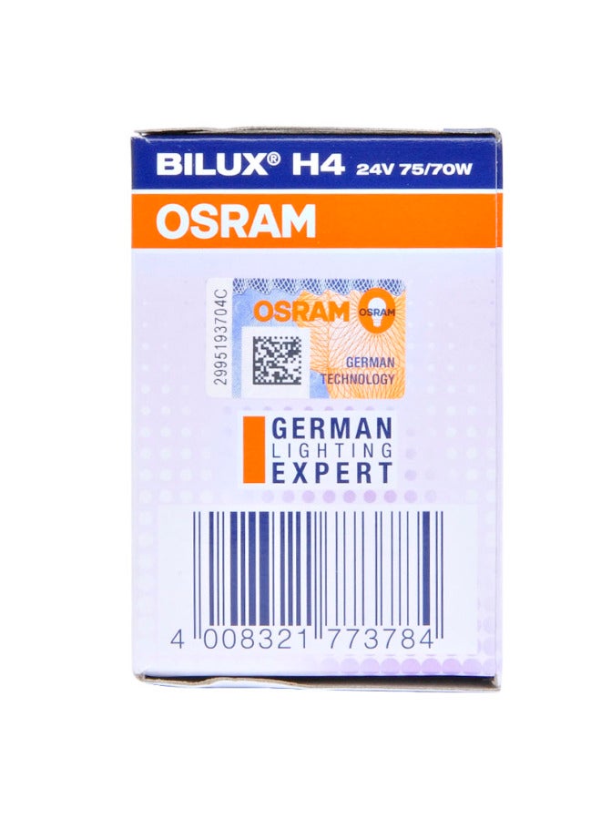 Osram Automotive Headlight Bulb, High And Low Beam, For Trucks And Buses, Halogen Lamp H4, 24v 100/90w, Single Pack - Image 5