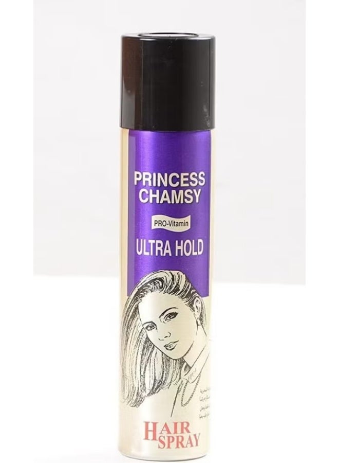 PRINCESS CHAMSY HAIR SPRAY ULTRA HOLD, 300ML - Image 1