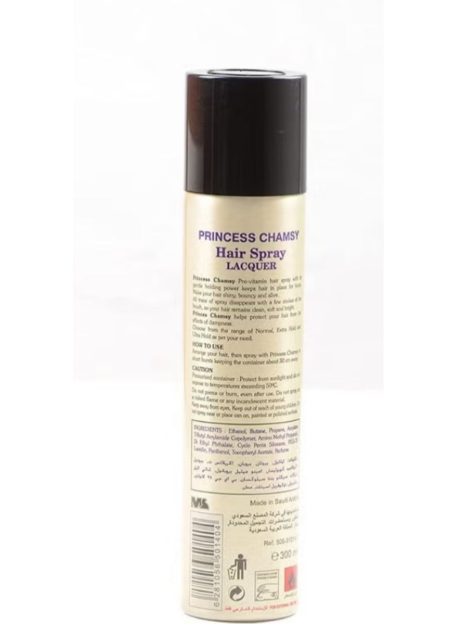 PRINCESS CHAMSY HAIR SPRAY ULTRA HOLD, 300ML - Image 2