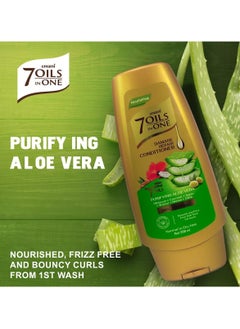 emami 7 Oil In One Damage Repair Conditioner Purifying Aloe Vera - 100ml  - Image 4