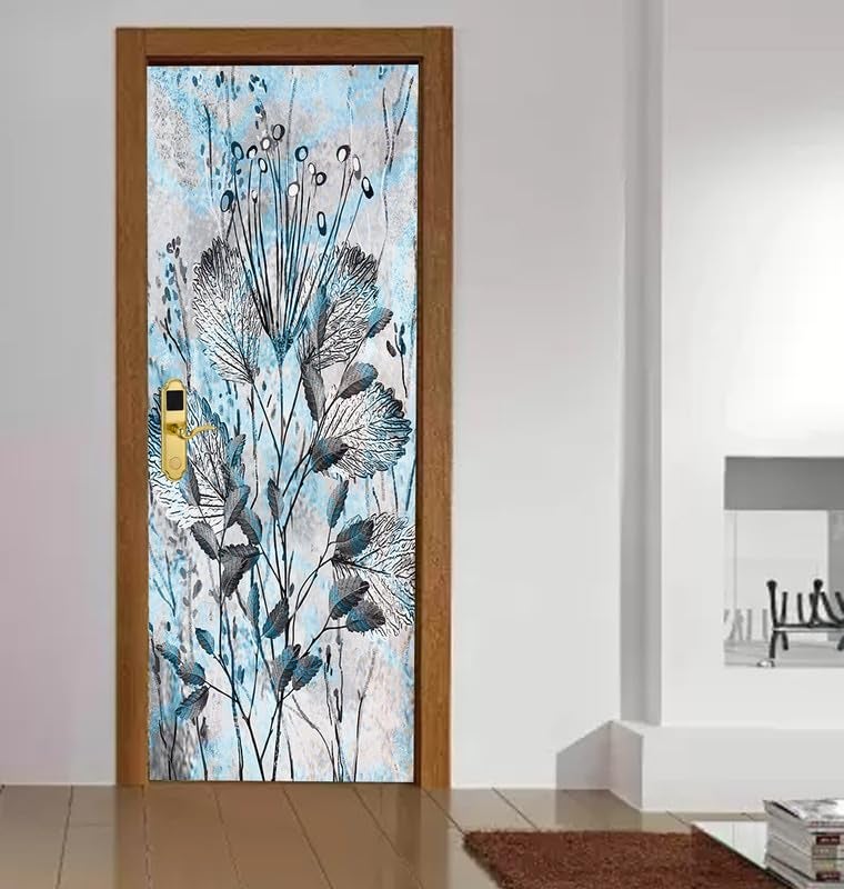 Decor Production Door Wallpaper | Strong PVC Material Decorative Sticker | Wallpaper for Home Doors/Almirah, Home Decor Items etc (Self Adhesive Door Deca, 30x76 Inch)_12 - Image 2