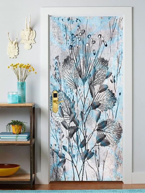Decor Production Door Wallpaper | Strong PVC Material Decorative Sticker | Wallpaper for Home Doors/Almirah, Home Decor Items etc (Self Adhesive Door Deca, 30x76 Inch)_12 - Image 3