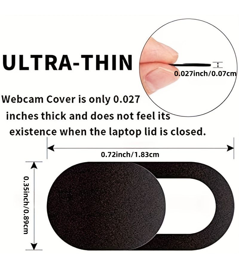 12 Pieces Ultra Thin Laptop Camera Cover Slide For Computer PC - Image 2