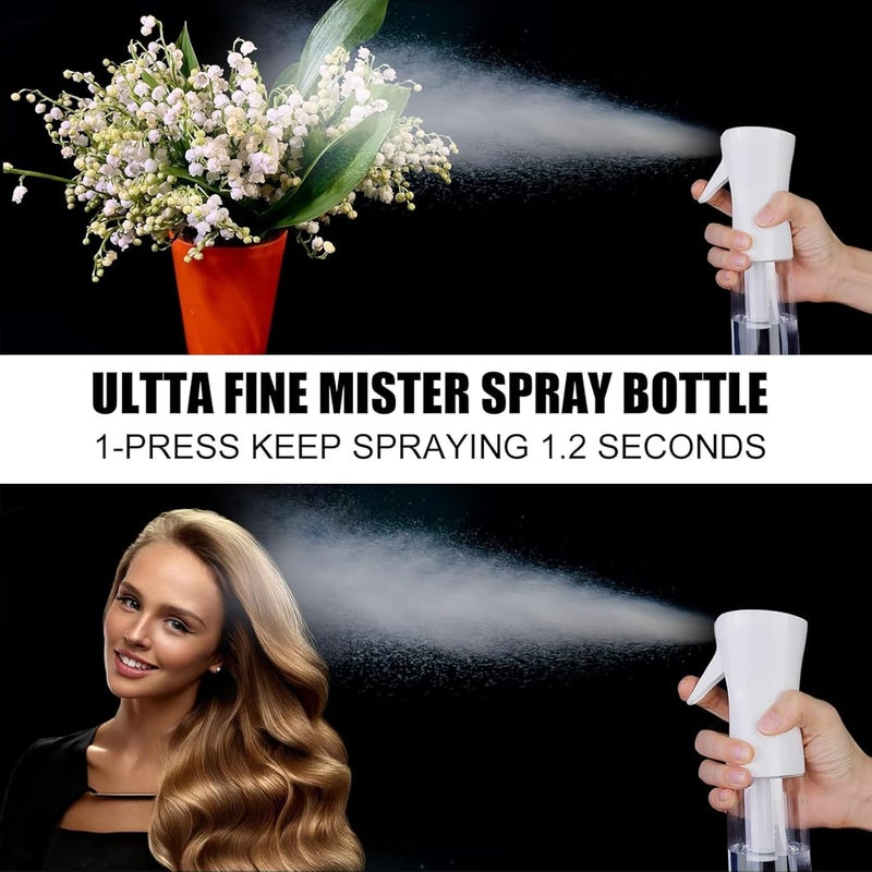 ToolHouse 300ML Continuous Spray Flasks, Reusable Empty Spray Flasks, Fine Mist Spray Flasks, Spray Flasks for Hair, Cleaning, AirDust, Salons, Plants, Misting,Skin Care, Pet Care All-item matching trendy build - Image 3
