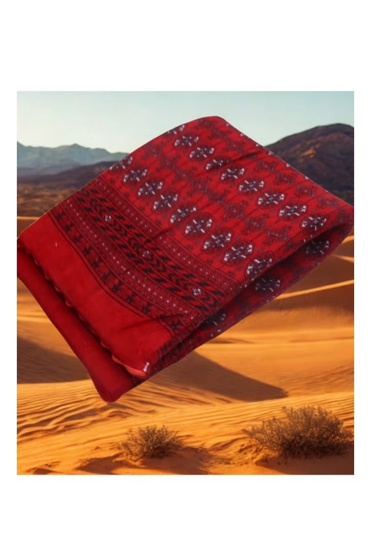 مطرحة نوم إسفنجية للمخيمات والاستراحات مخملية ناعمة الملمس مصنوعة من مواد عالية الجودة ، مضرب إسفنج نفر واحد مقاس (6X55X160 سم) - Image 3