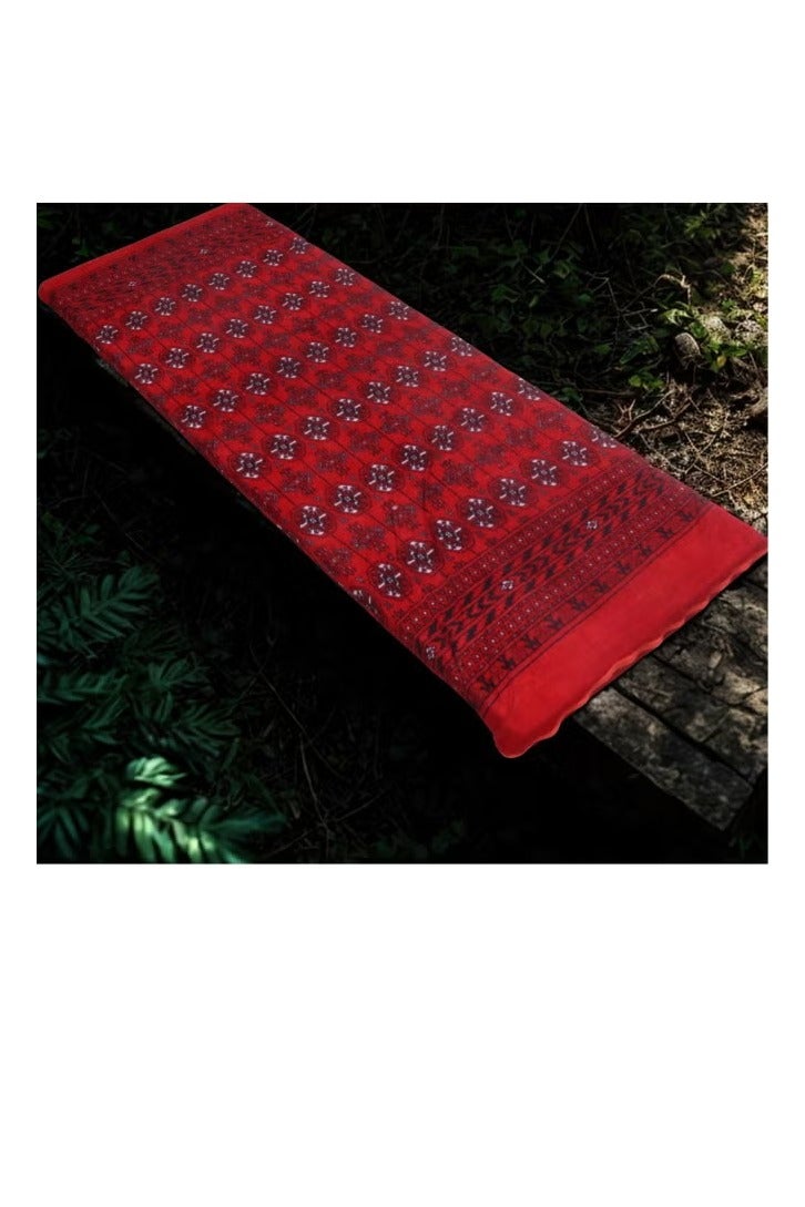 مطرحة نوم إسفنجية للمخيمات والاستراحات مخملية ناعمة الملمس مصنوعة من مواد عالية الجودة ، مضرب إسفنج نفر واحد مقاس (6X55X160 سم) - Image 5