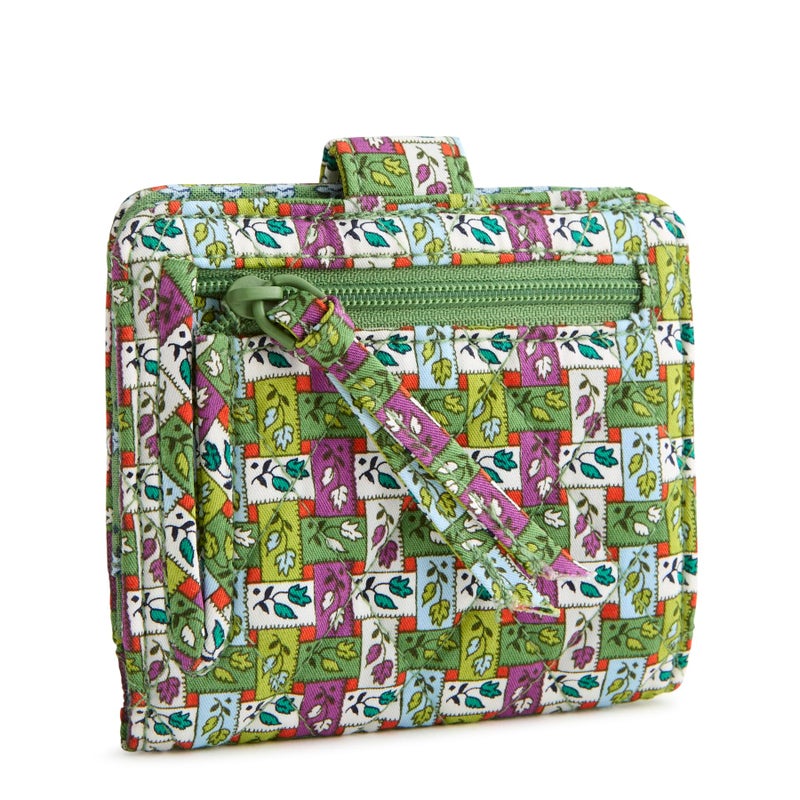 Vera Bradley Premium Cotton Small Tab Wallet, Ribbon Plaid, One Size - Image 2
