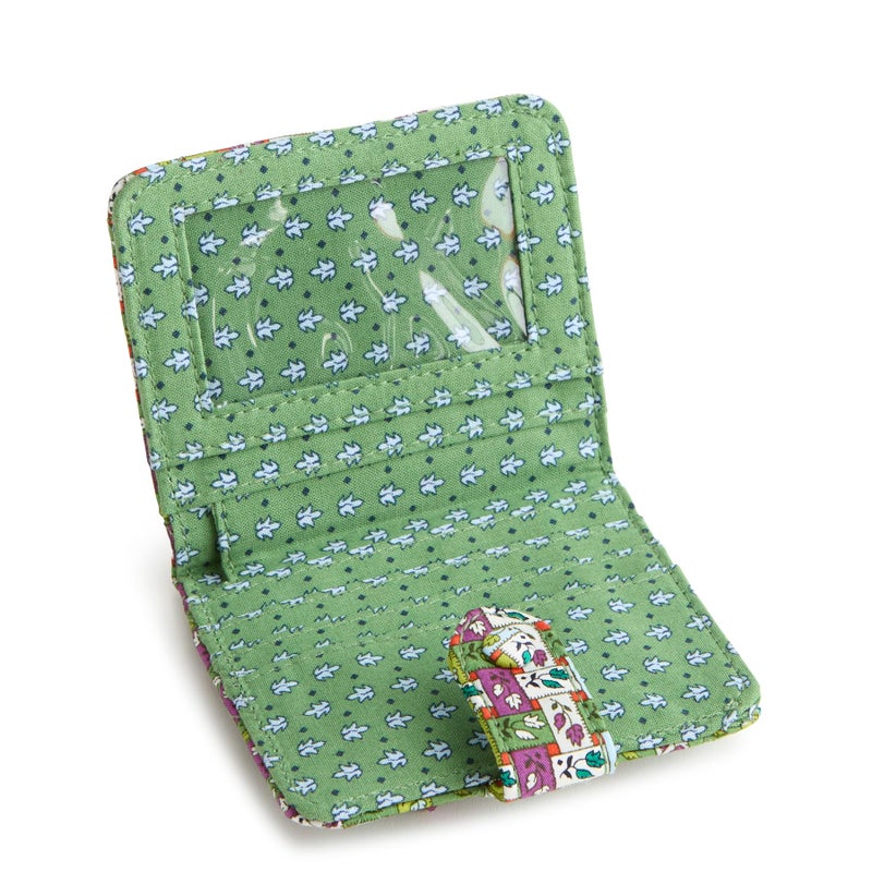 Vera Bradley Premium Cotton Small Tab Wallet, Ribbon Plaid, One Size - Image 3