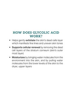 tutta la pelle Exfoliating Face Wash Glycolic Acid 5% Salicylic Acid 2% Medicated Unblemish Cleanser Aha Bha Acne Wash With Calming Green Tea Helps For Acne Oiliness Blackheads Cystic Acne Whiteheads 6.7 Fl Oz  - Image 3