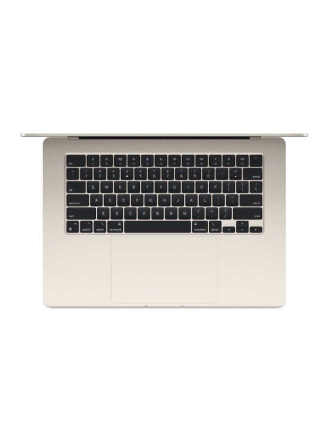 Apple MacBook Air 2025 MDG84 | 15 Inch Display | Apple M4 Air | 10-Core CPU 10-Core GPU | 16GB RAM | 1TB SSD | macOS | English And Arabic Keyboard | English/Arabic Starlight English/Arabic STARLIGHT - Image 2