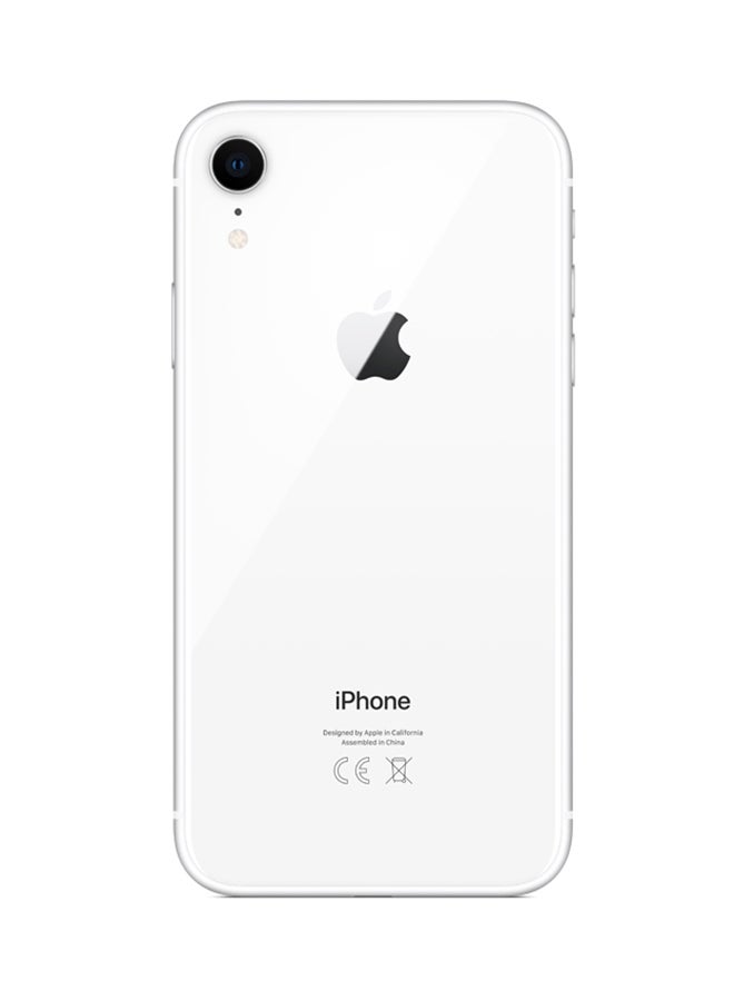 ابل  آيفون XR مع فيس تايم باللون الأبيض سعة 128 جيجابايت وشبكة 4G LTE - النسخة الدولية - Image 3