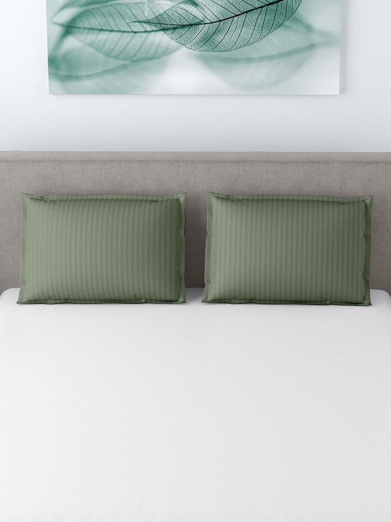 Linenwalas 100% Cotton Pillowcase, Set of 2 Pillowcover, Soft, Luxury Standard Size Pillow Covers with Envelope Closure, 210TC Breathable Hotel Quality Pillowcover (17x27 Inches/Beige)| TC - 210 - Image 3
