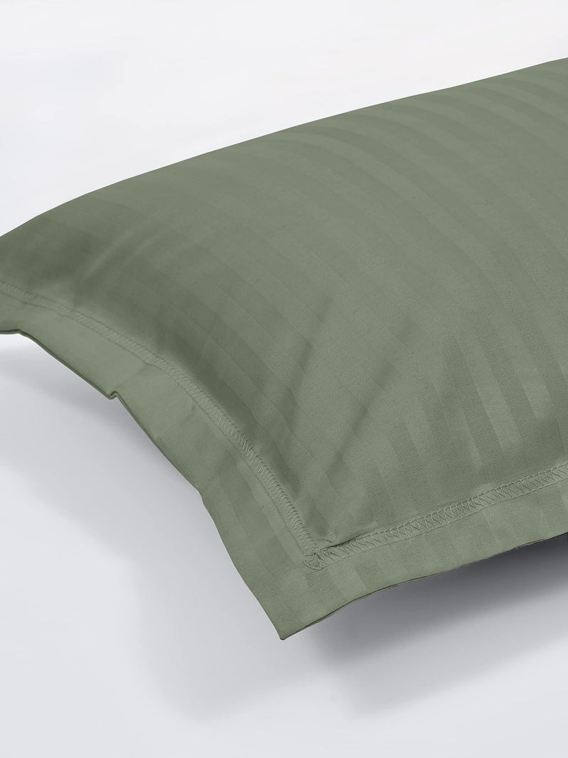 Linenwalas 100% Cotton Pillowcase, Set of 2 Pillowcover, Soft, Luxury Standard Size Pillow Covers with Envelope Closure, 210TC Breathable Hotel Quality Pillowcover (17x27 Inches/Beige)| TC - 210 - Image 5