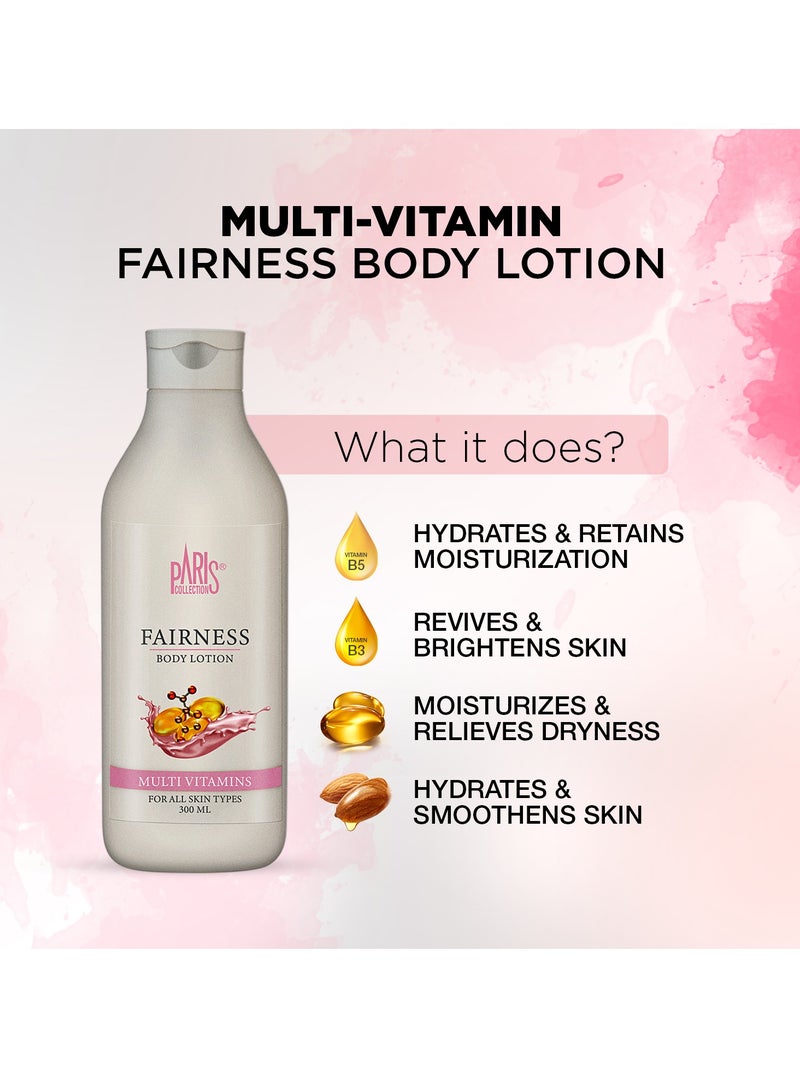 باريس كولكشن لوشن الجسم بالفيتامينات المتعددة للجنسين 300 مل - Image 3