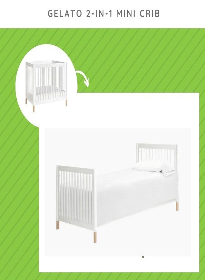 CC KITS مجموعة تحويل كاملة الحجم لقضبان سرير Babyletto القابلة للتحويل - قضيب من الخشب الصلب - قضيب سرير للأطفال الصغار والكبار للأسرة كاملة الحجم - أثاث أساسي للأطفال والحضانة (موديل رقم M5789، أبيض) - Image 3