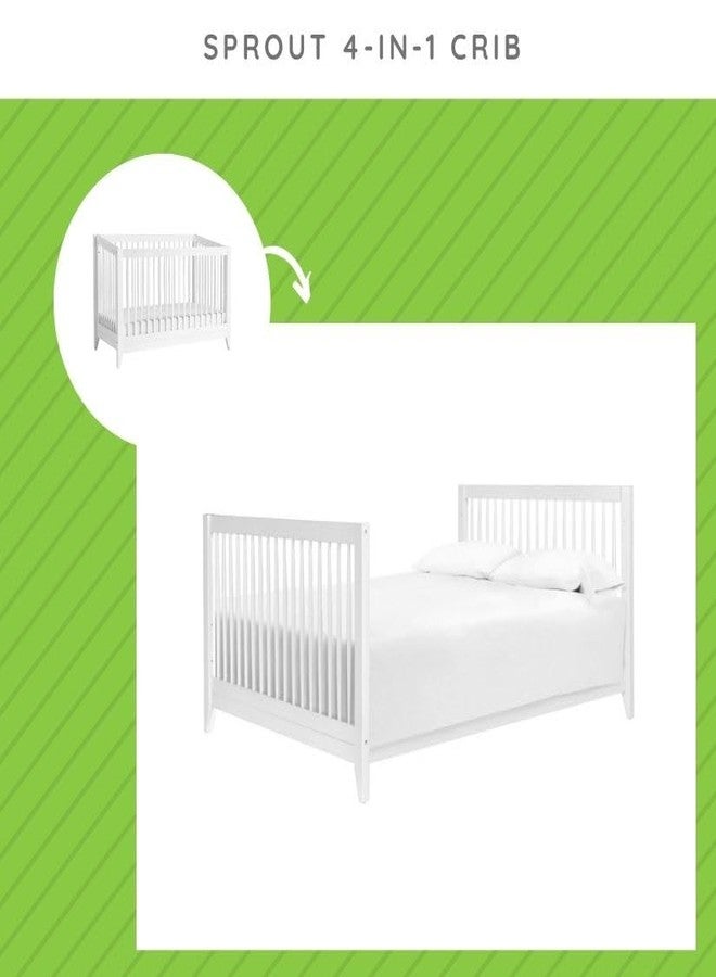 CC KITS مجموعة تحويل كاملة الحجم لقضبان سرير Babyletto القابلة للتحويل - قضيب من الخشب الصلب - قضيب سرير للأطفال الصغار والكبار للأسرة كاملة الحجم - أثاث أساسي للأطفال والحضانة (موديل رقم M5789، أبيض) - Image 5