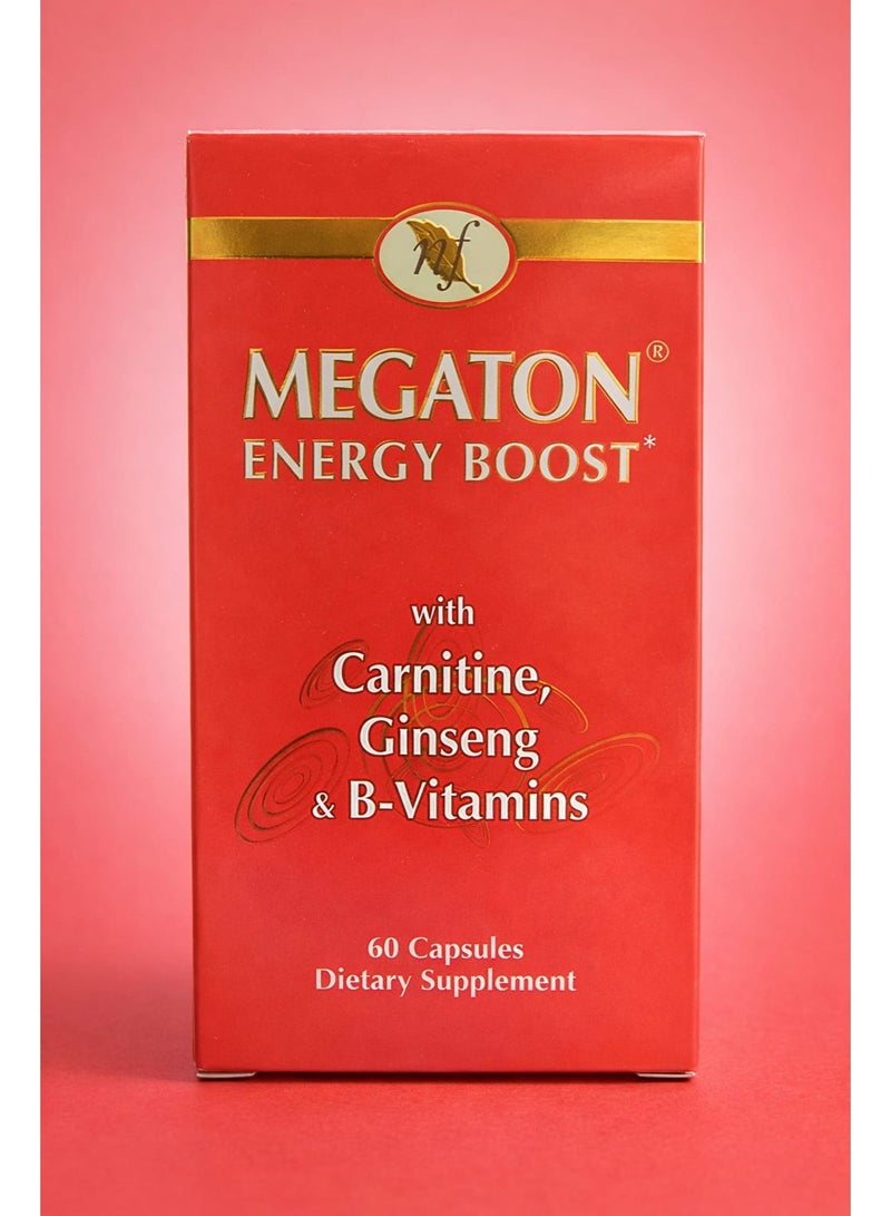 Natural Fervor Megaton Energy Boost with Ginseng & B- vitamins - Image 1