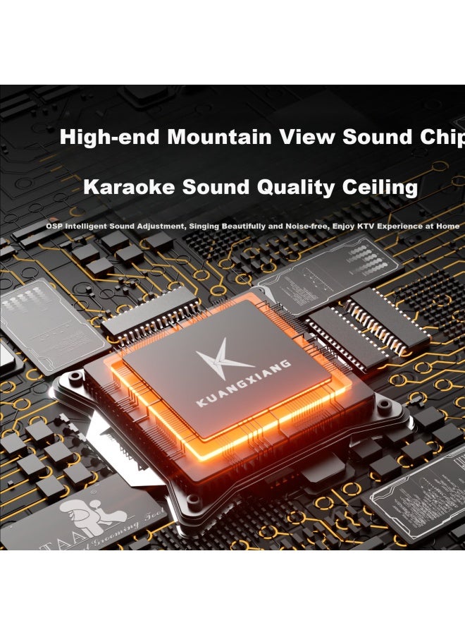 Loud Echo Bluetooth Speaker With Karaoke Atmosphere Night Light, Microphone, Wireless Mic Speaker, Creative Desktop Speaker For Home, Gift For Best Friends, Boyfriends, And Girlfriends On 520 - Image 2
