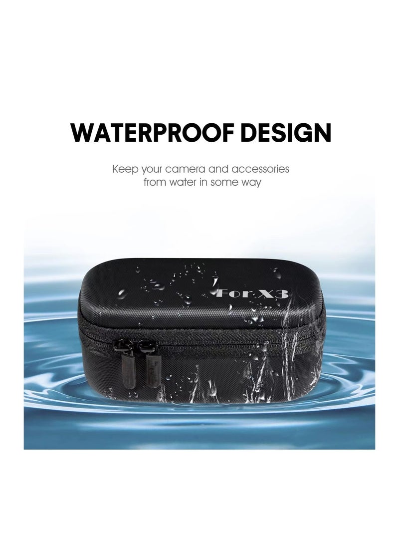 Generic - Carry Case for Insta360 X3, Waterproof Carrying Protective Travel Insta 360 X3 One Takeout bag - Image 1