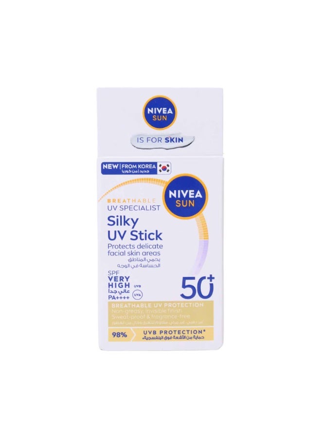نيفيا Sun UV Specialist Silky UV Stick SPF50+ Very High Protection 15g - Image 1