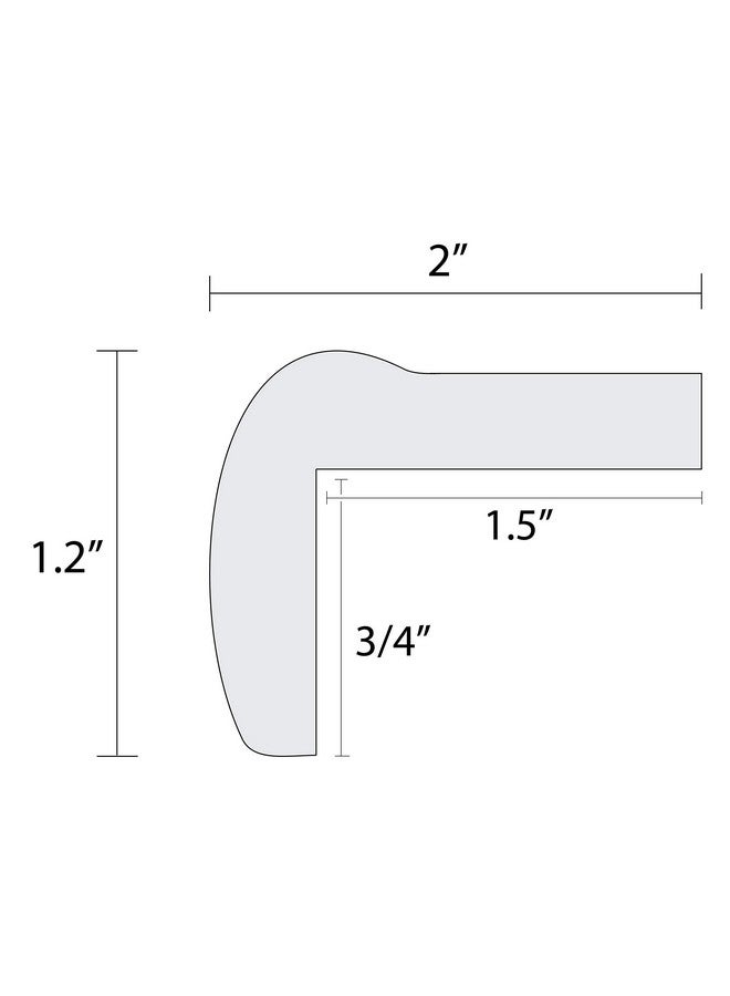 Kidkusion 8 Piece Jumbo Corner Guards, Brown - Image 3