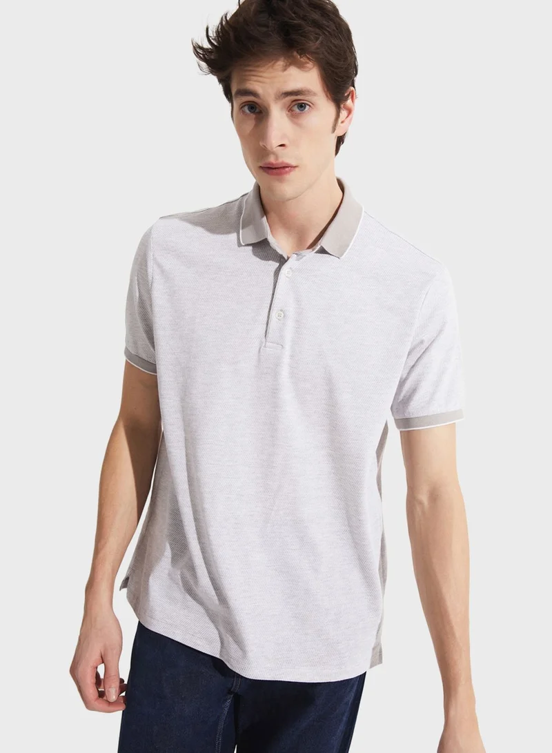 جون Essential Slim Fit Polo