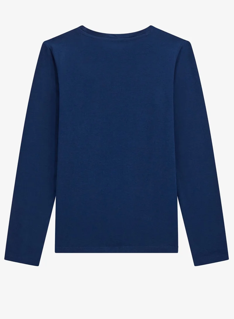 GUESS Kids Slogan Crew neck T-Shirt