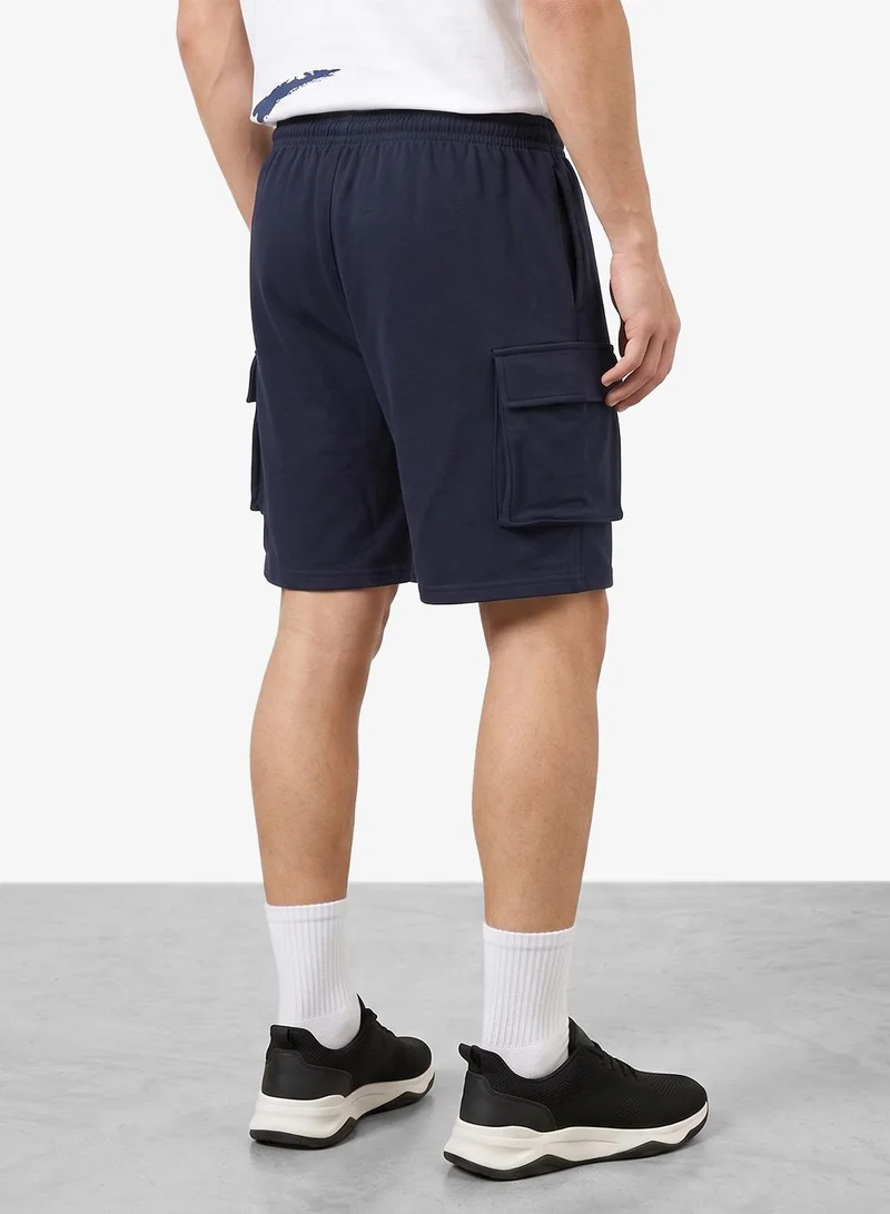 Seventy Five Basics  Regular Fit Cargo Shorts for Men | Best Price UAE