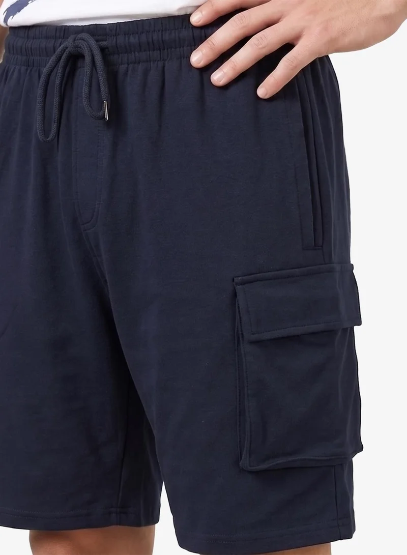 Seventy Five Basics  Regular Fit Cargo Shorts for Men | Best Price UAE