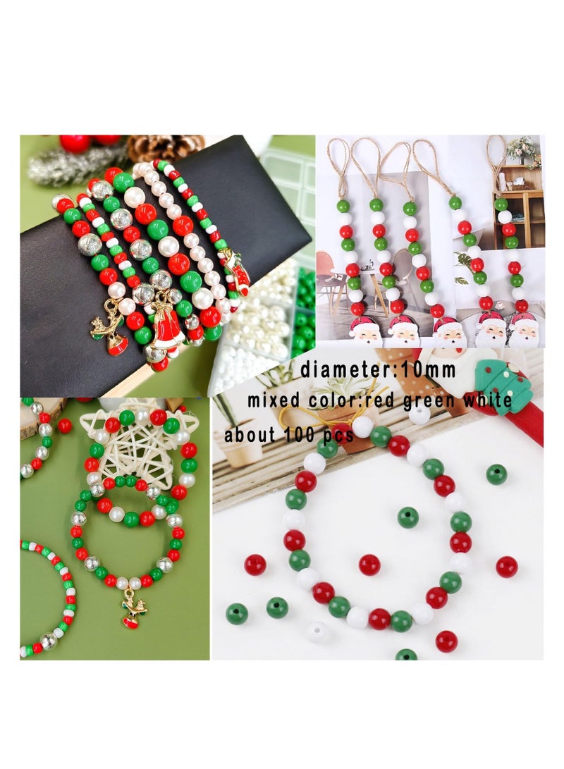 SYOSI 90~150 Acrylic Beads for Jewelry Making, Colorful Assorted Beads Cute Kawaii Aesthetic Beads for Bracelets Making Flower Butterfly Beads Bulk Necklaces DIY Mobile Phone Chains, Three Colors - Image 3