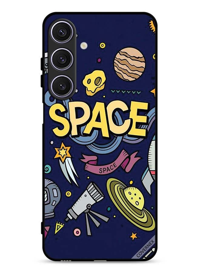 غطاء حماية سامسونج جالاكسي A17 فن الفضاء