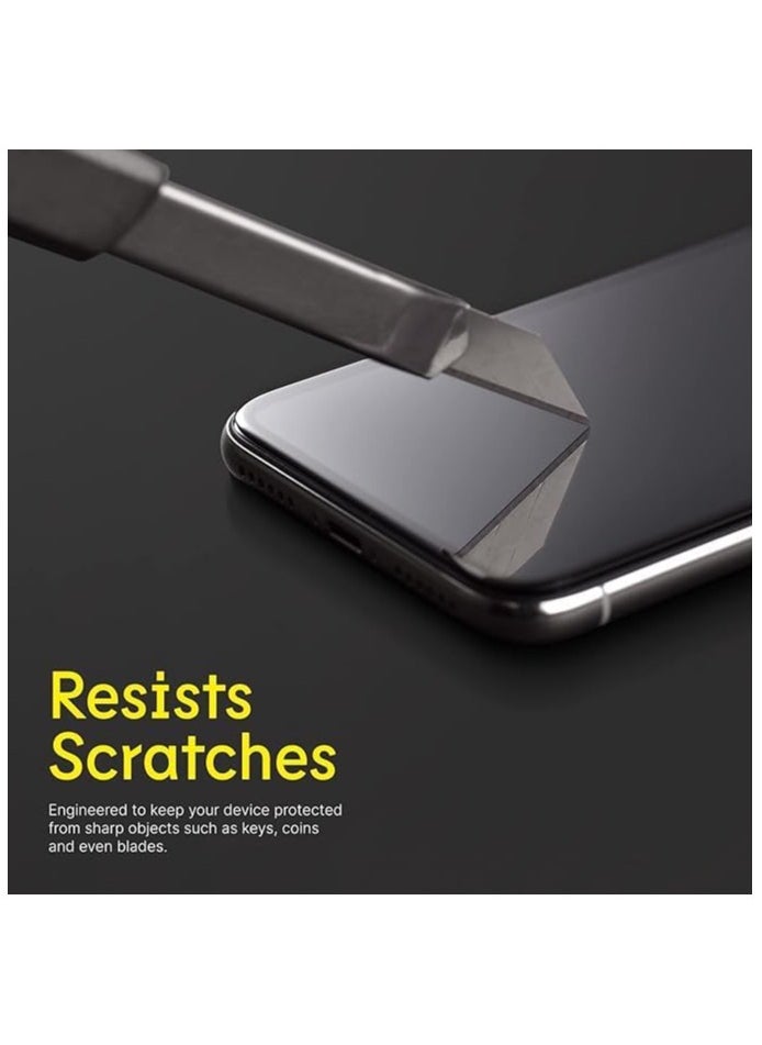 Generic - Ultra HD Glass Anti Shock Screen Protection with Black Frame For Apple iPhone 15 6.1 Inch - Image 1