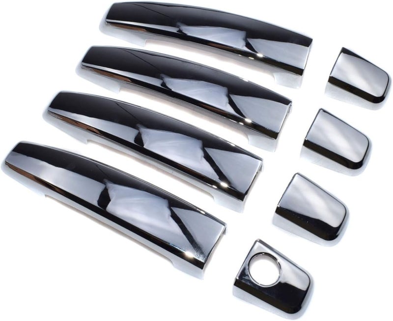 Yurefax مجموعة أغطية مقبض الباب الكروم من يوريفكس لسيارة شيفروليه كروز - Image 1