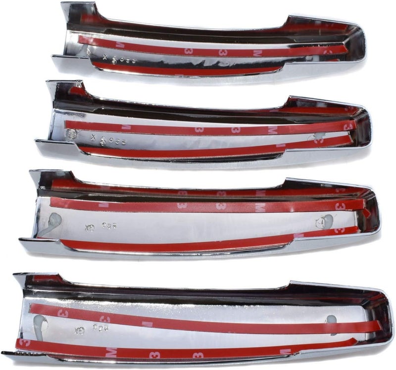 Yurefax مجموعة أغطية مقبض الباب الكروم من يوريفكس لسيارة شيفروليه كروز - Image 4