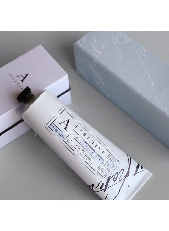 Archive Yet To Be Written Hydrating Hand Cream For Women & Men Natural Ingredients Moisturizing Lotion For Dry Hands 4 Oz - Image 4