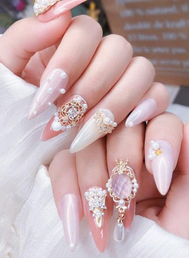 Generic White Pearl Face Gems Self Adhesive Nail Gems Hair Pearls Stickers Body Jewels Makeup Gems for Eyes DIY Crafts Decorations 3mm/4mm/5mm/6mm  - Image 4