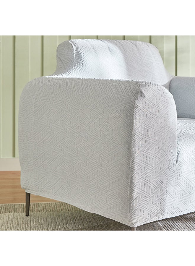 Home Box Comfino Single Seater Knitted Jacquard Sofa Cover 75 x 115 cm  - Image 3