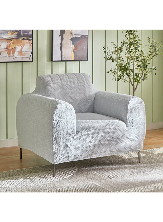 Home Box Comfino Single Seater Knitted Jacquard Sofa Cover 75 x 115 cm  - Image 1