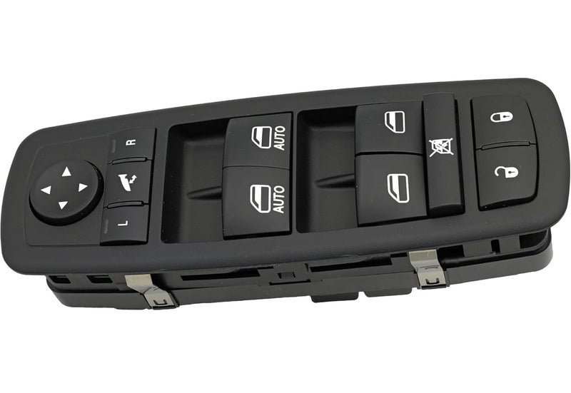 مفتاح النافذة الرئيسي: بلاستيك ABS أسود متين - بديل مباشر للقطع الأصلية، تثبيت سهل للغاية (بصمة ووصل) لـ موديلات 2011-2012 دودج جورني، 2016-2018 رام 1500/2500/3500، 2019-2024 رام 1500 كلاسيك - Image 5