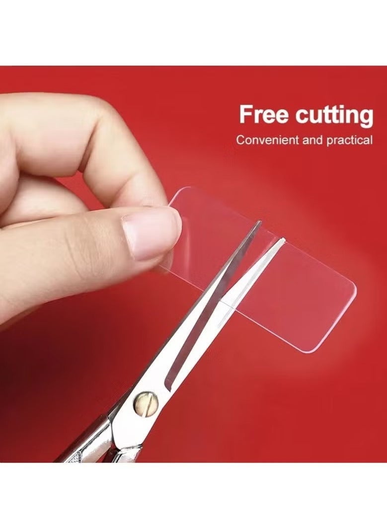 180 PCS Strong Transparent Nano Double-Sided Tape, Reusable & Washable Adhesive Pads, Seamless Waterproof Sticky Wall Stickers for Home, Kitchen, Bathroom, Carpets - Image 5