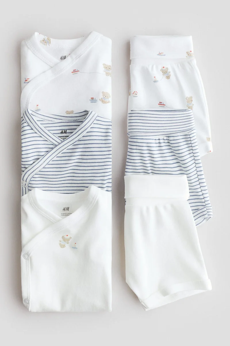 H&M 6-piece jersey set