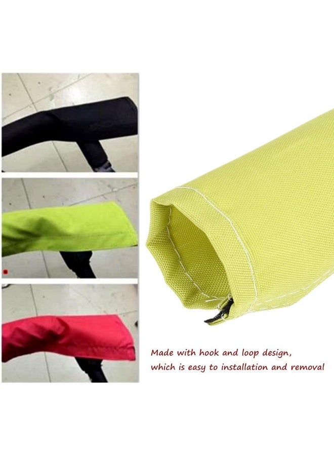 Fdit Fdit Baby Pushchair Stroller Fabric Handle Bar Waterproof Pushchair Handlebar Warmer Gloves Cover (Black) - Image 4