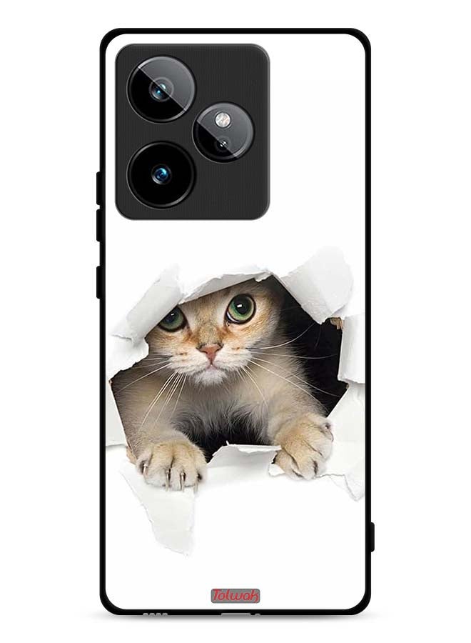 Tolwak Realme GT 7T 5G Protective Case Cover Cat Appearing