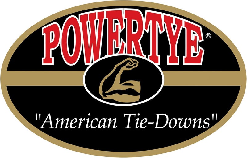 PowerTye - Endless Ratchet Strap - 2 inch x 7ft Easy Grip Tie Down Strap (Hookless), 800 lb. W.L.L. / 2,400 Lb Break Strength, Ideal for Motorcycle, ATV, Truck & Cargo, Blue 2-Pack - Image 4