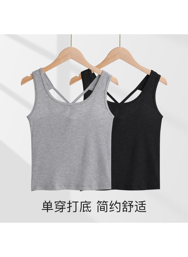 Red Bean Women'S Camisole Tank Top, Modal Fabric, Skin-Friendly And Breathable, Slim-Fitting And Flattering Inner Wear For Ladies - Image 4