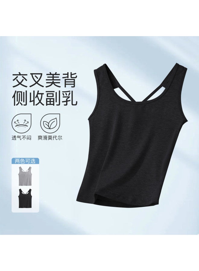 Red Bean Women'S Camisole Tank Top, Modal Fabric, Skin-Friendly And Breathable, Slim-Fitting And Flattering Inner Wear For Ladies - Image 2