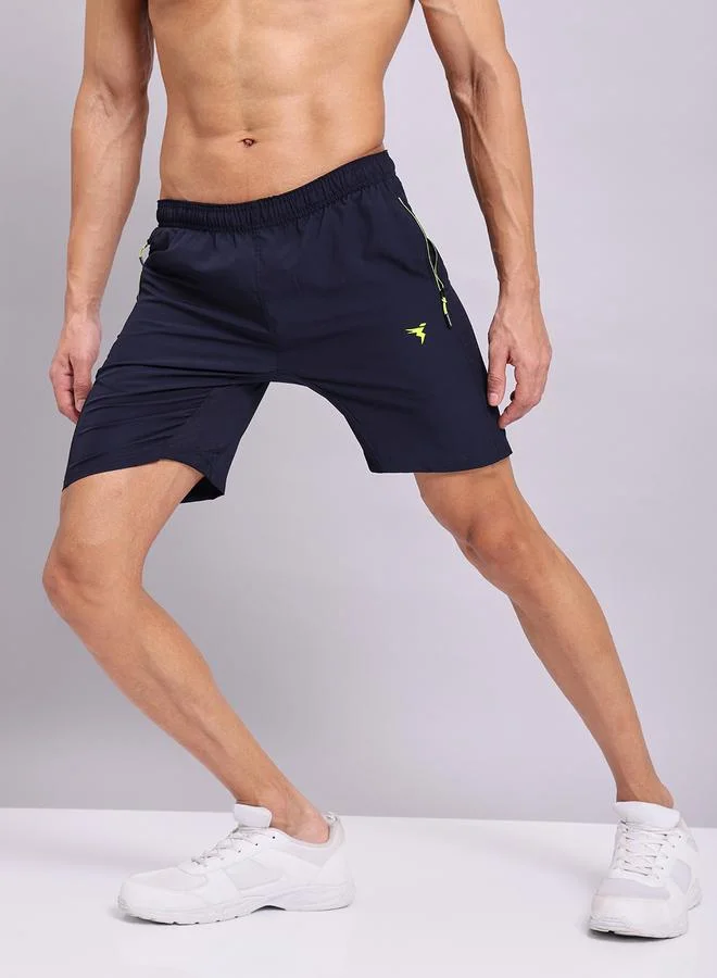 Technosport Technosport Men Solid Slim Fit Shorts