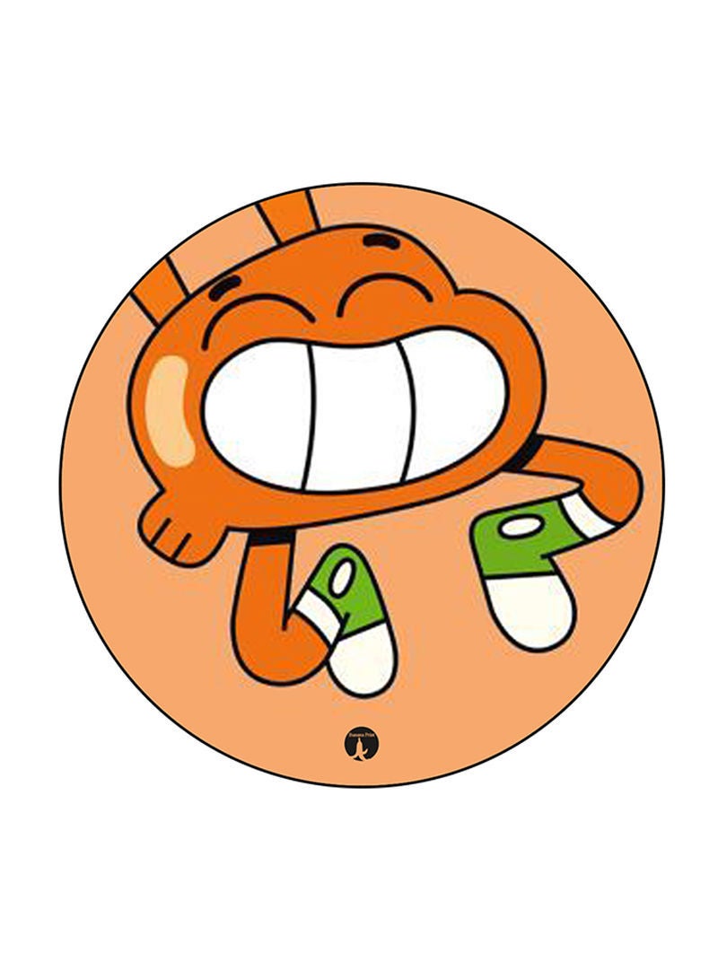 RKN شارة دائرية مطبوعة من عالم غامبول المدهش متعددة الألوان - Image 1